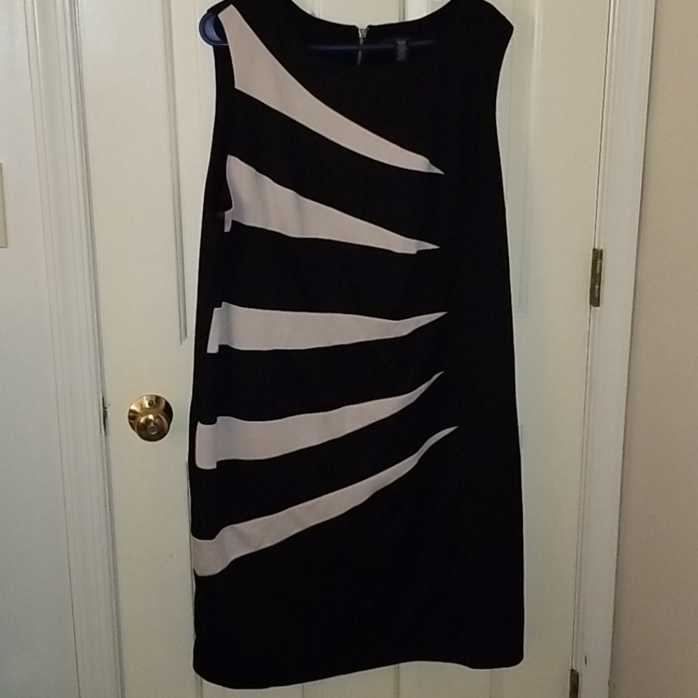 Asymmetrical print dress